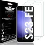 3x TECHGEAR (TPU) FULL COVERAGE Screen Protector for Samsung Galaxy S23 FE 5G