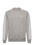 3-Stripes Crew Tops Sweat-shirts & Hoodies Sweat-shirts Grey Adidas Originals