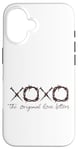 Coque pour iPhone 16 Xoxo The Original Love Letters Barbelé