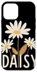 Coque pour iPhone 12 mini Fleur de marguerite amusante pour les amateurs de floraison