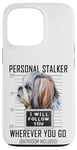 Coque pour iPhone 13 Pro Personal Stalker Chien Shih Tzu Will Follow You Mugshot