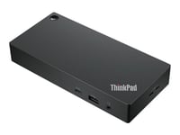 Lenovo Thinkpad Universal Usb-C Smart Dock - Dokkingstasjon - Usb-C - Hdmi, 2 X Dp - 1Gbe - 135 Watt - For Thinkpad E14 Gen 3  T14s Gen 2  X1 Carbon Gen 9  X1 Yoga Gen 6