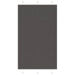 Plisserad persienn svart 115x200 cm tyg bredd 114,4cm polyester