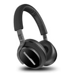 Textured Skin Stickers for Bowers and Wilkins PX5 Headphones (Black Gloss)