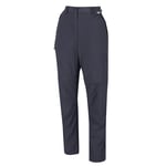 Regatta Womens/Ladies Chaska II Walking Trousers (Seal Grey) - Size 12 Regular