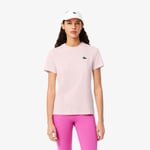 Lacoste T-shirt Sport coton technique Ultra Dry Taille 44 Rose Pale