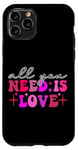 iPhone 11 Pro All You Need Is Love Retro Aesthetic Case