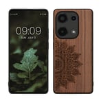 Wooden Case for Xiaomi Redmi Note 13 Pro 4G Rising Sun 