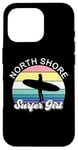 Coque pour iPhone 16 Pro Surfer Girl North Shore Hawaii Hawaii Surf Beach