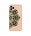 Coque iphone 11 PRO mandala tartan jaune