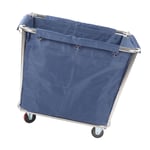 1/2 Bags Laundry Basket on Wheels Sorter Cart Hamper Rolling Clothes Bin Trolley