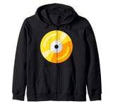 Vinyl Record Player Album Zip Hoodie