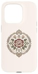 Coque pour iPhone 15 Pro Rose florale botanique, style bohème minimaliste, roses d'amour