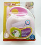 Nuby assiette pour micro-onde rose avec cuillère pour bébé dès 4 mois