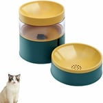 Rosemary - Distributeur Croquettes Chat Automatique et Distributeur Eau Chat Automatique Ensemble 2 en 1 Mangeoirs et Abreuvoirs pour Chats et Chiens