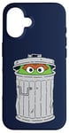 iPhone 16 Sesame Street Oscar The Grouch In Trash Can Case