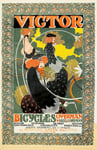 VéLO CYCLES VICTOR Rirk - POSTER HQ 60x90cm d'une AFFICHE VINTAGE