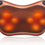 Massager Shiatsu 3D massagekudde med värmefunktion Elektrisk nackmassage