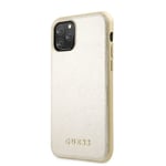 Takakuoret Guess Apple iPhone 11 Pro Iridescent PU Leather Hard Case Gold