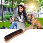 Clothes Brush Antistatic Sweater Lint Hair Removal Wooden Handle Garment Bru GHB