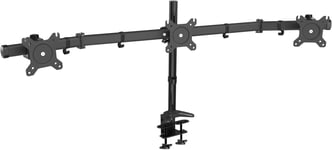 Support De Bureau Pour Trois Moniteur Écran 15" - 27" Pouces Avec Vesa 75/100 - Hf330C[VID064030]