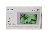 Sony Kd32w800p | 32" (80 Cm) | Smart Tv | Android | Hd | Black | Damaged Packaging, Few Small Nicks On Top Frame