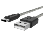 Smartline Fuzzy Laddningskabel 2m USB-C, grå
