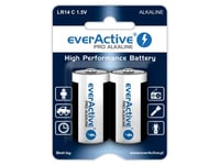 Everactive Pro Alkaline-Batterier Lr14 C - Blister 2 Stk.