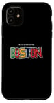 iPhone 11 Boston Massachusetts Travel Souvenir Athletic Sport Case