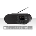 DABMAN d105 Kompakt DAB+ /FM / Bluetooth-radio Svart