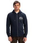 Quiksilver Polaire à Fermeture éclair Graphic Mix Hoodie Zip Homme Noir S