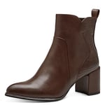 MARCO TOZZI Femme 2-25096-41 392 Bottines à Talons, Cognac Comb, 39 EU