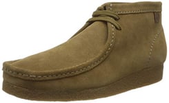 Clarks Shacre Wallabee Boot, Bottine Chukka Homme, Daim de Sable foncé, 39.5 EU