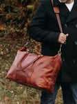 Cognac Weekend Bag Skinn