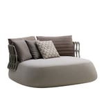 B&B Italia - Fat-Sofa Outdoor FA150, 2 Back Cushions, Fabric Outdoor 02, Lusso Leila 203 - Utomhussoffor