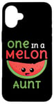 Coque pour iPhone 16 Plus One in a Melon Party Aunt Group assorti pour premier anniversaire