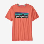 Patagonia Kids Regen Organic Cert Cotton T-Shirt Coho Coral M (10år)