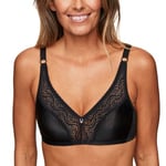 Swegmark BH Glitter Soft Bra Svart D 90-95 Dam