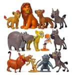 12 st The Lion King Lion Guard Actionfigur Set Simba Kion Timon Pumbaa Dockor Samling Modell Leksaker Barn Present