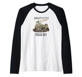 G.I. Joe Mommy's Little Tough Guy Distressed War Portrait Manche Raglan