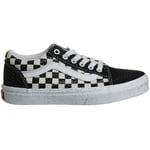 Vans Childrens Unisex Old Skool Kids Black/White Plimsolls Textile - Size UK 2.5