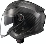 LS2, Casque Moto Jet Infinity II Carbon Gloss Carbon, M