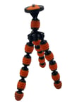 Caltar Universal Spider Gorilla Pod Mini Flexible Tripod 832, Orange