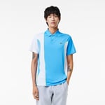 Lacoste Sports Polo Novak Djokovic White/Blue, M