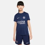 Paris Saint-germain Trenings T-skjorte Dri-fit Academy Pro - Navy/hvit Barn - Nike, størrelse XL: 158-170 cm