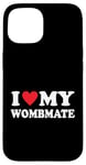 iPhone 15 I Love My Wombmate I Love My Twin Sisters Brothers Case