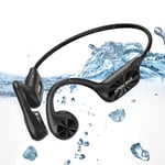 Relxhome Casque Conduction Osseuse Bluetooth5.4, Écouteur Conduction Osseuse IPX8 avec Mémoire MP3 32Go Intégrée, Casque à Conduction Osseuse avec 10Heures de Jeu, Écouteurs Sport pour La Natation