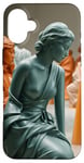 Coque pour iPhone 16 Plus Sculpture de silhouette de femme contemporaine - Art moderne