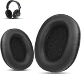 Coussinets de Rechange pour Casque Sony MDR-7506 - pour Casque MDR-V6 MDR-V7 MDR-CD900ST - Cuir protéiné Ultra-Souple et Mousse à mémoire de Forme - Noir.[G626]