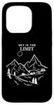 Coque pour iPhone 15 Pro Le ciel est la limite, la grandeur du mont